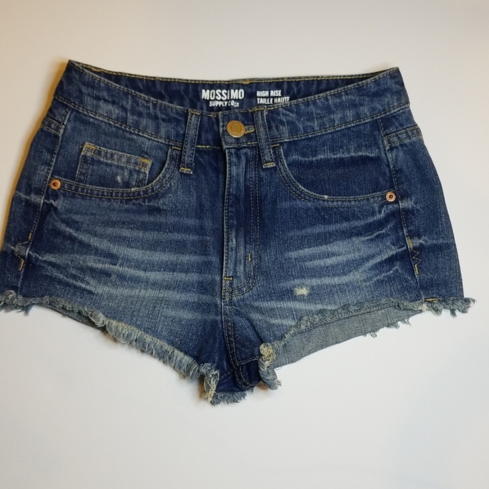 Mossimo Supply Co Sz 3 Distressed Jean Shorts